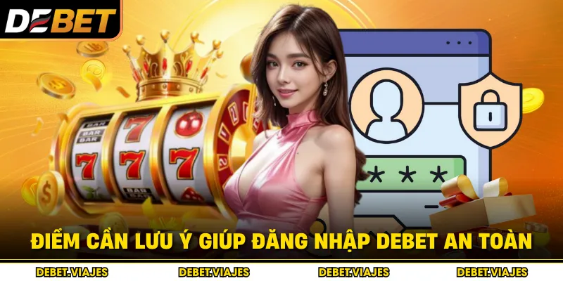 Điểm cần lưu ý giúp đăng nhập DEBET an toàn 